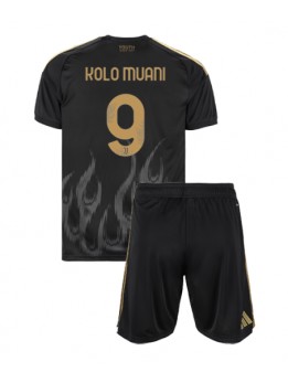 Otroški Nogometna dresi replika Juventus Randal Kolo Muani #9 Tretji 2026-27 Kratek rokav (+ hlače)